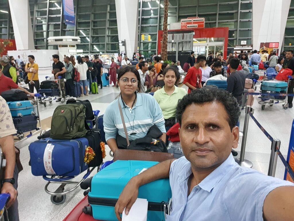 2 Departure from delhi airport for russia