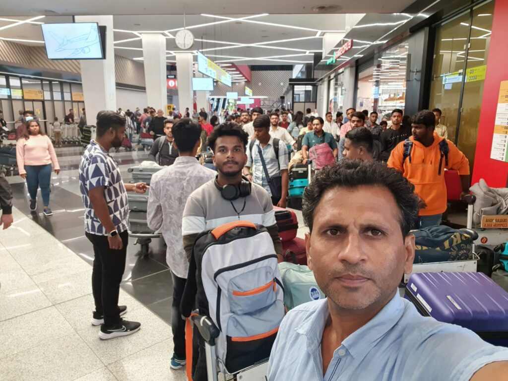 7 Reached at Moscow SVO airport